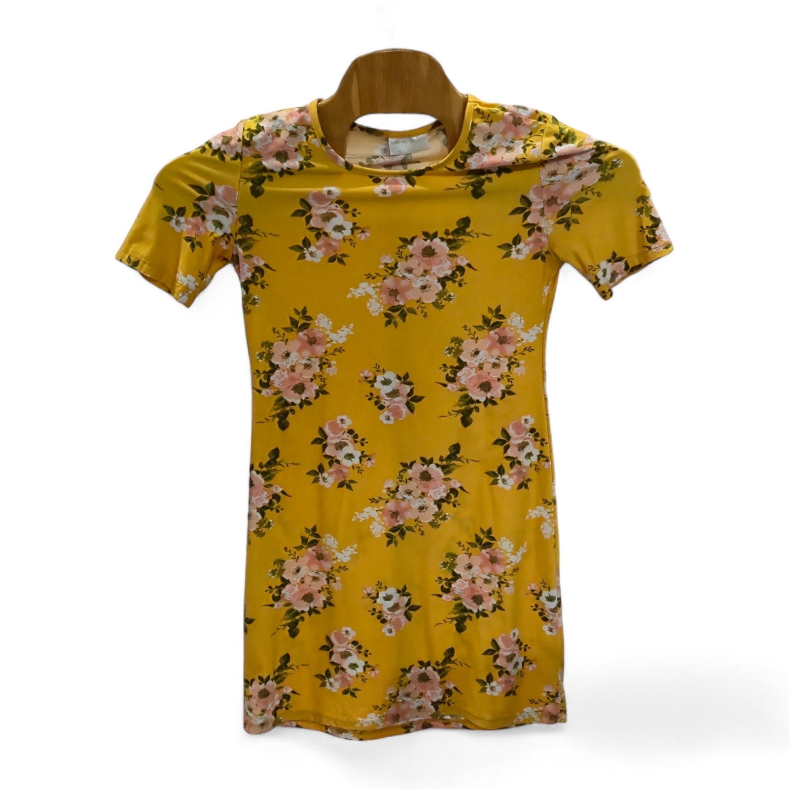 Bobbie Brooks Stretch Floral Sundress Small Preowned Bobbie Brooks Stretch Floral Sundress Small Preowned